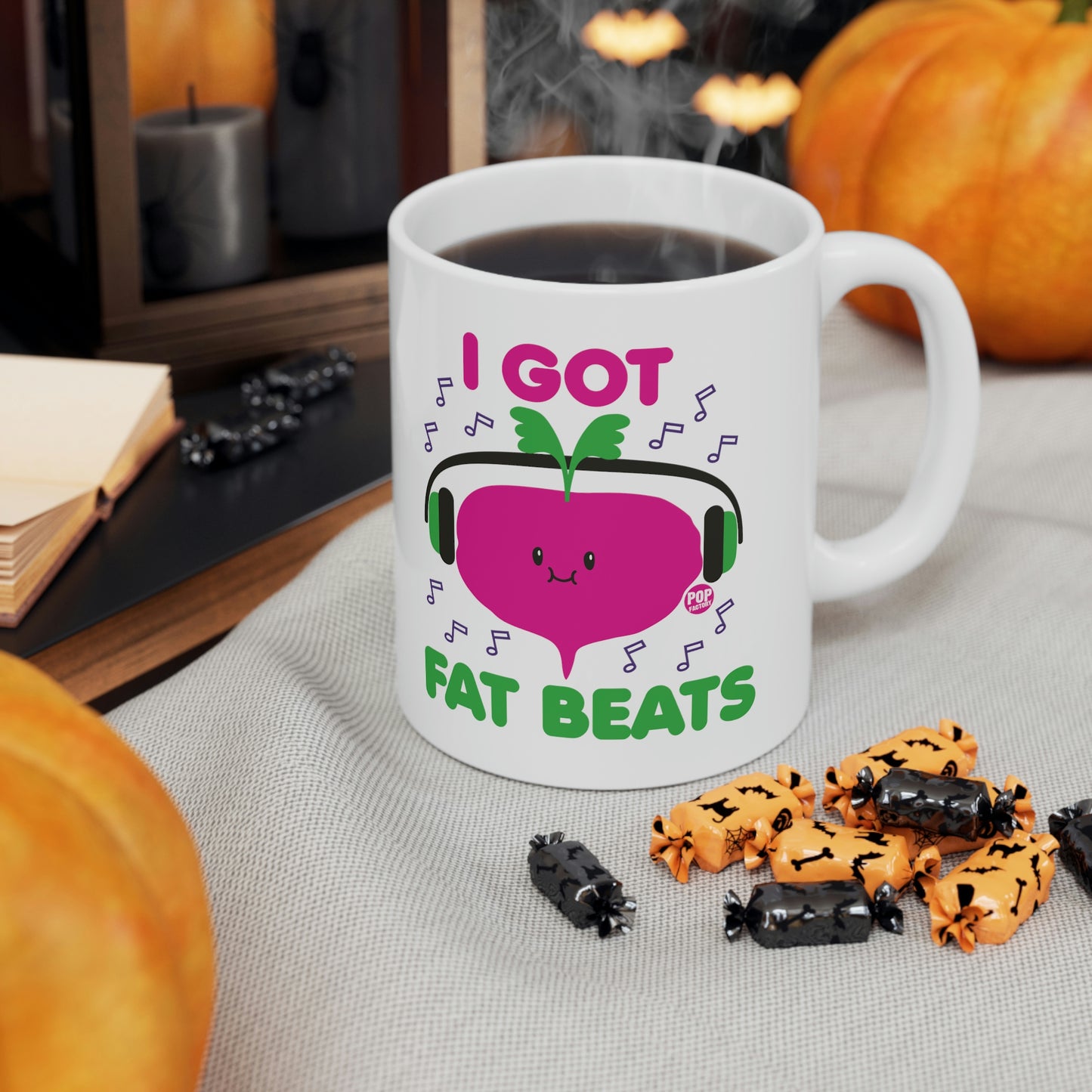 I GOT FAT BEATS COFFEE MUG