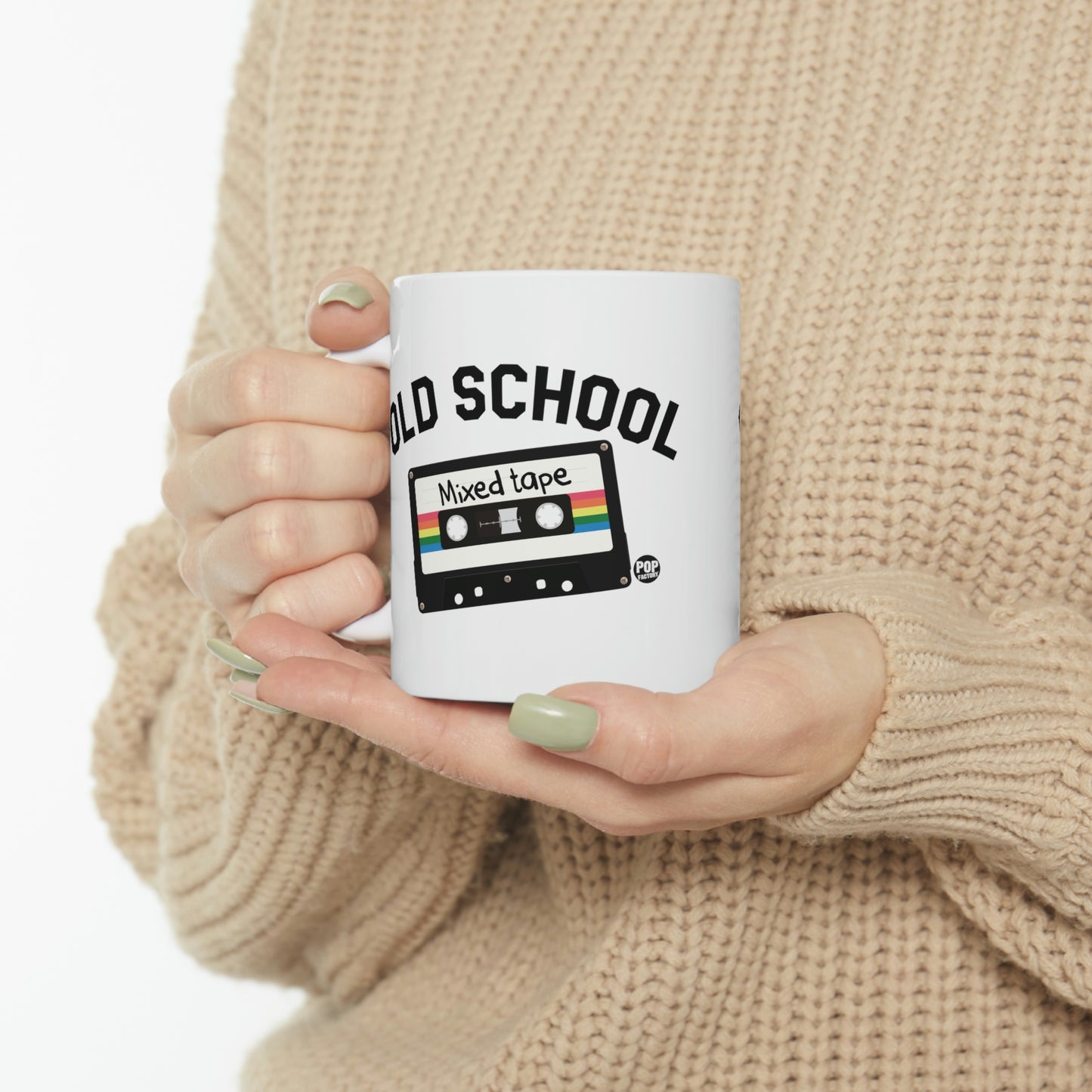 OLD SCHOOL MIXED TAPE COFFEE MUG