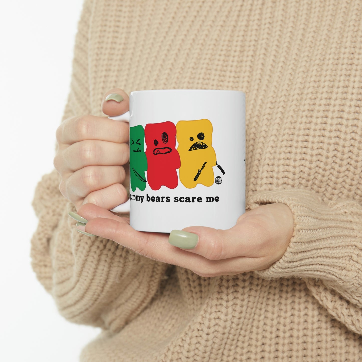 GUMMY BEARS SCARE ME COFFEE MUG