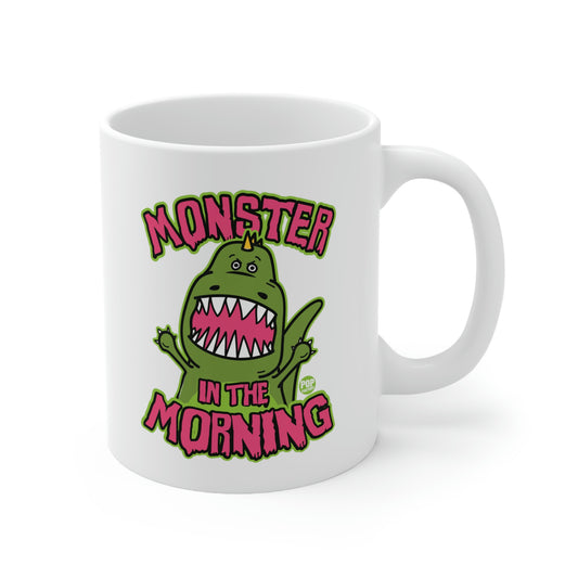 MONSTER IN THE MORNING DINO COFFEE MUG