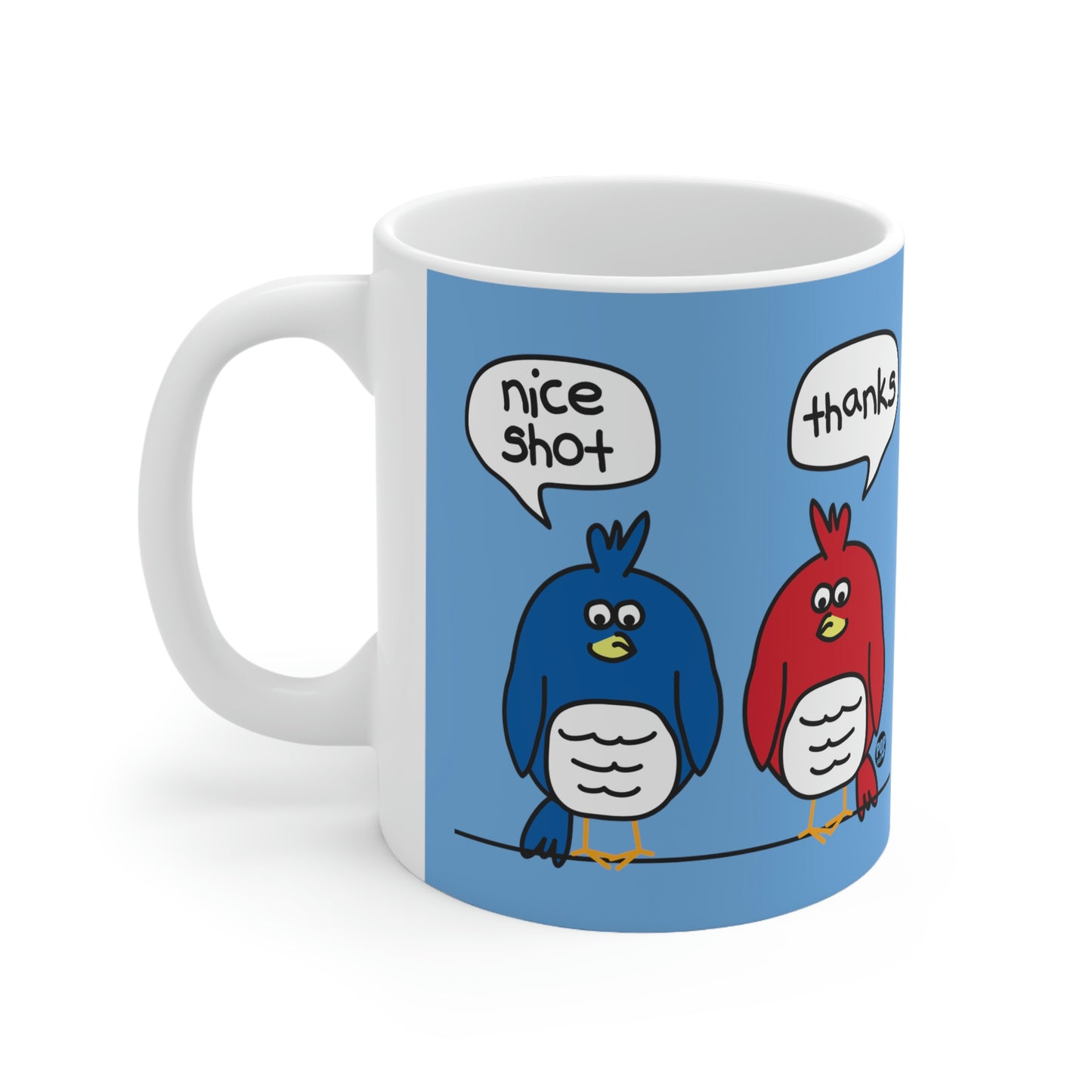 NICE SHOT - BIRDS COFFEE MUG