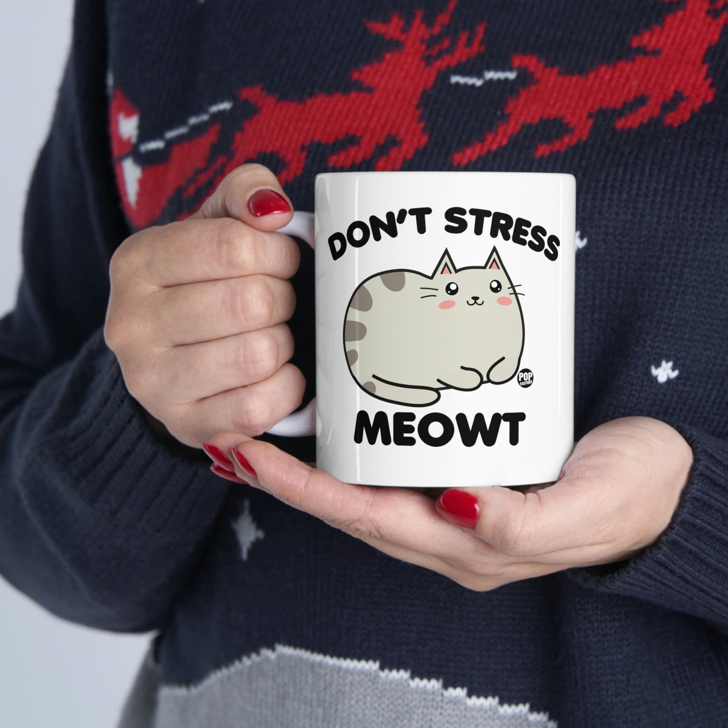 DON'T STRESS MEOWT COFFEE MUG