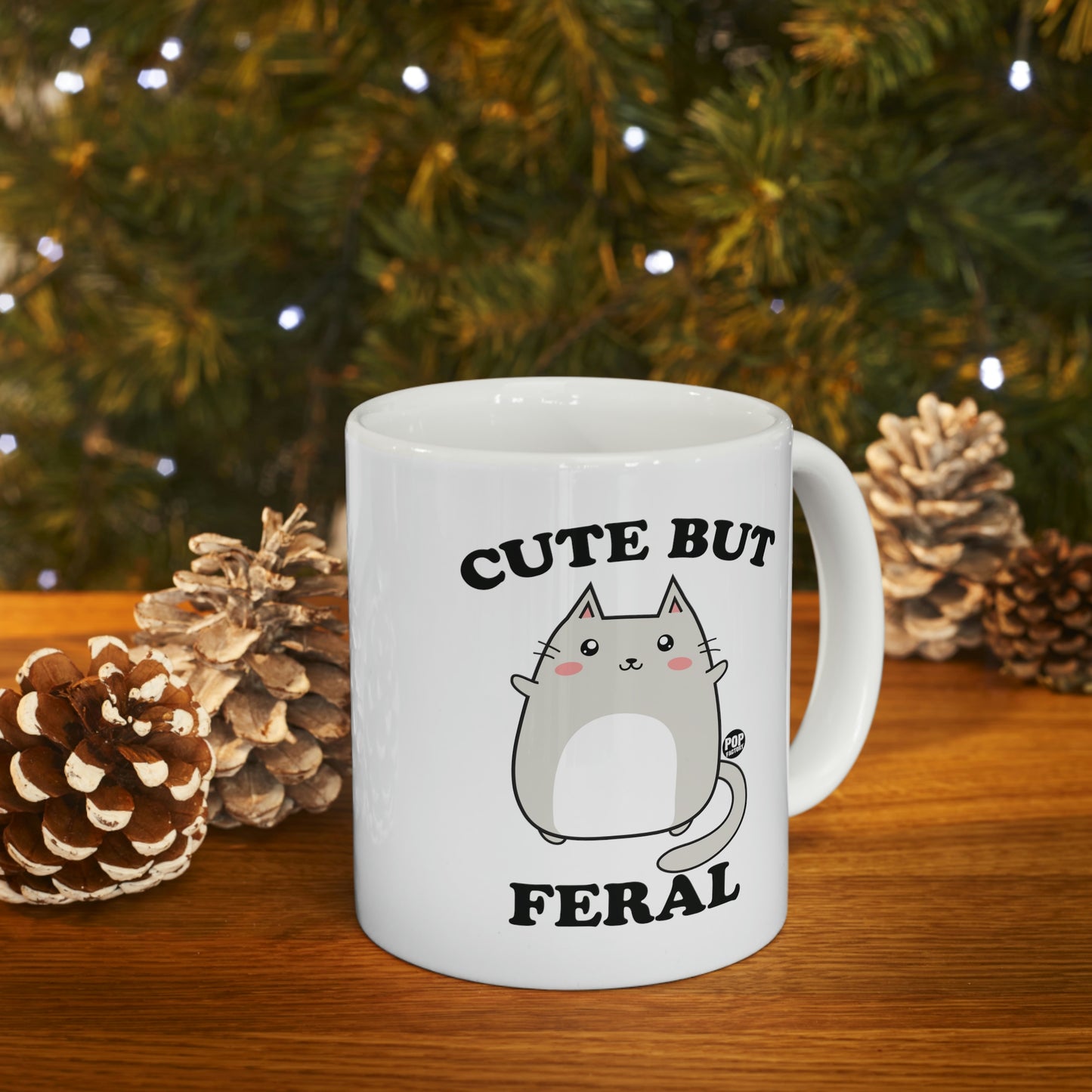 CUTE BUT FERAL COFFEE MUG