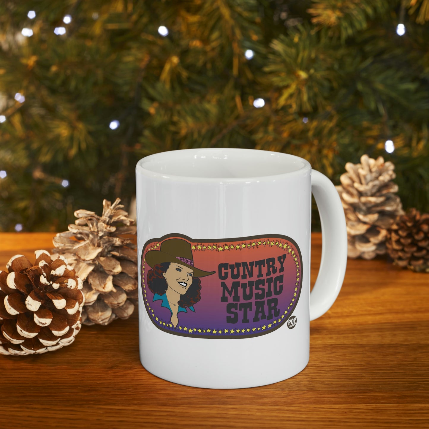 CUNTRY MUSIC STAR COFFEE MUG