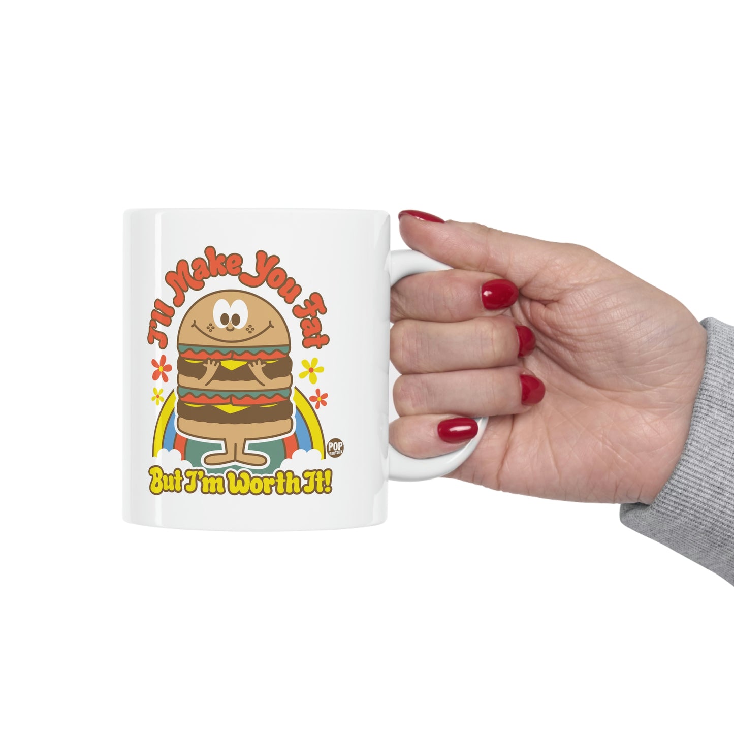 FUNSHINE-I'LL MAKE YOU FAT BURGER COFFEE MUG