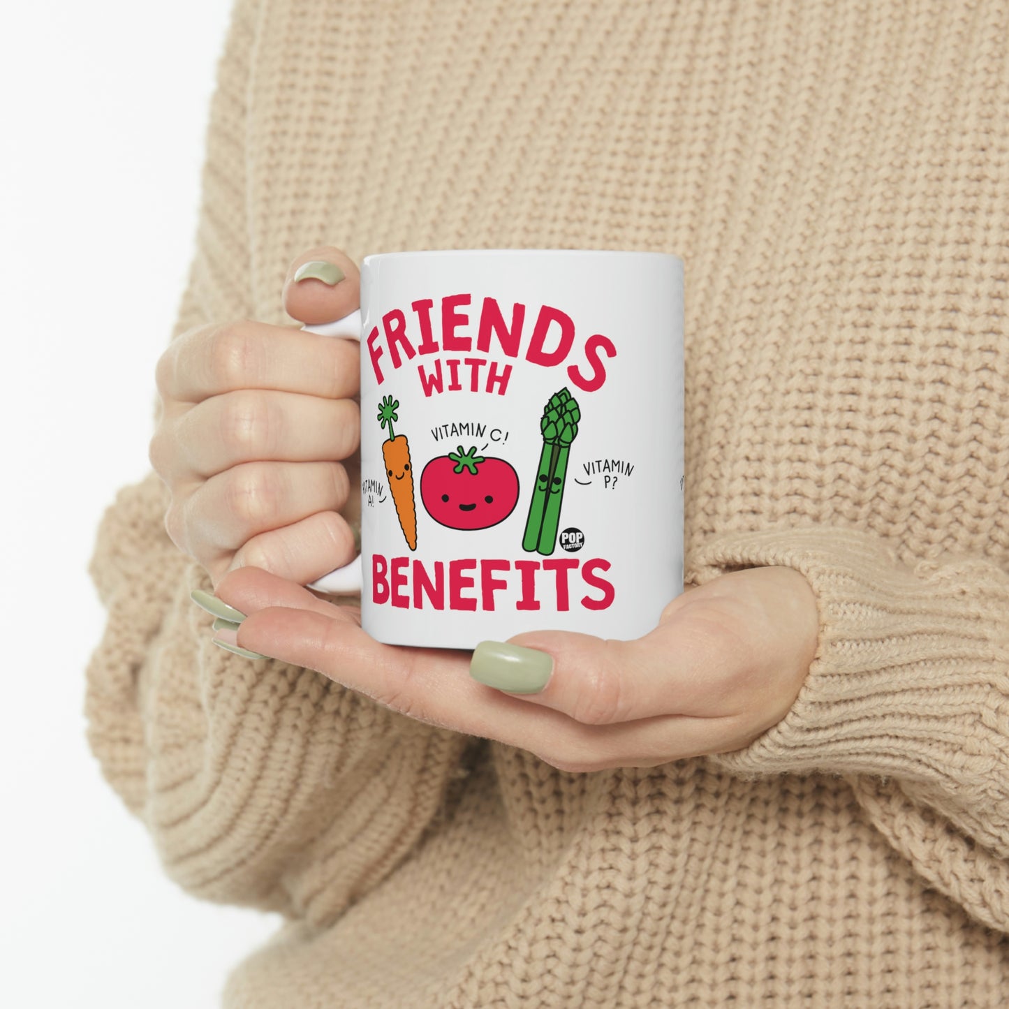 FRIENDS WITH BENEFITS VEGGIES COFFEE MUG