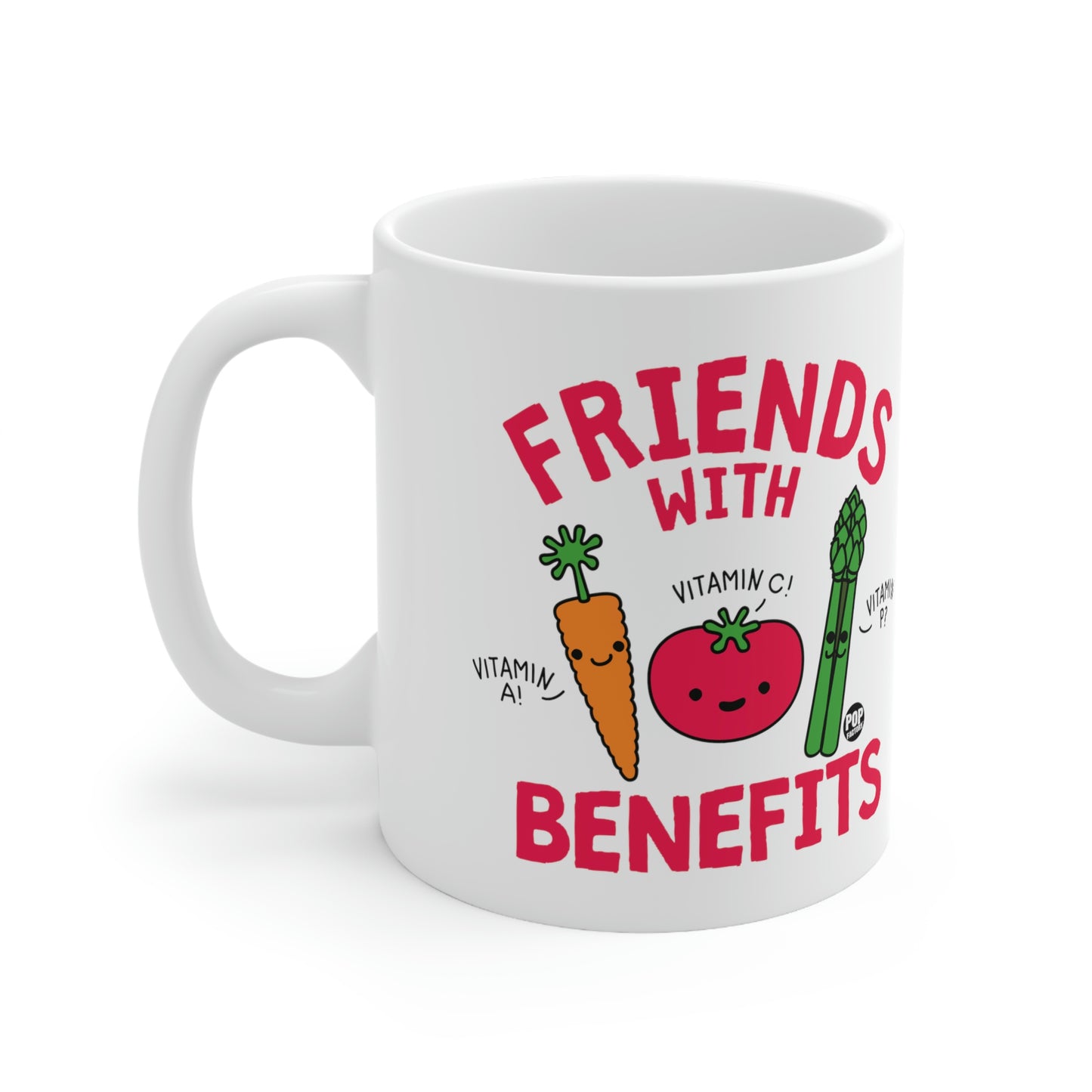 FRIENDS WITH BENEFITS VEGGIES COFFEE MUG