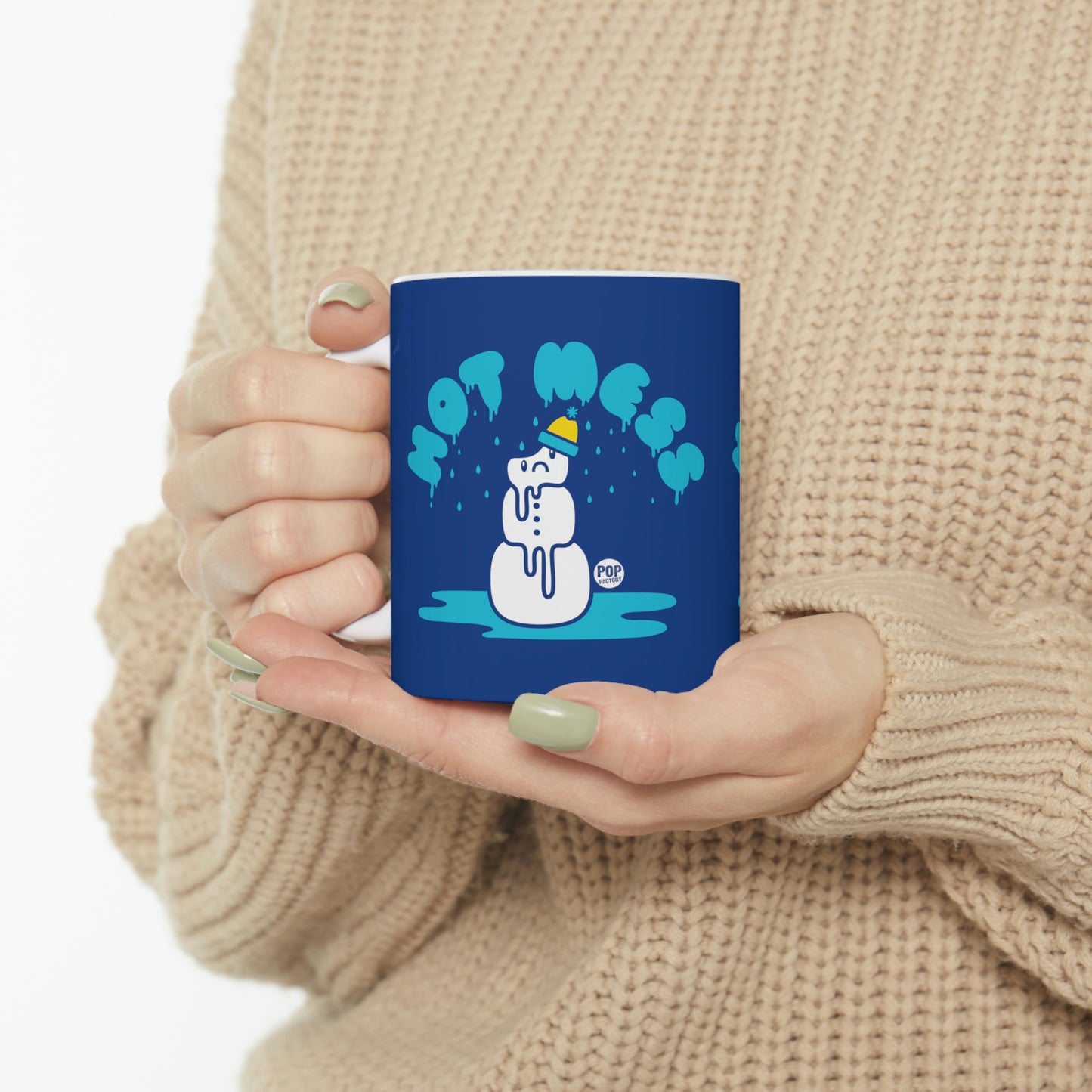 HOT MESS SNOWMAN COFFEE MUG