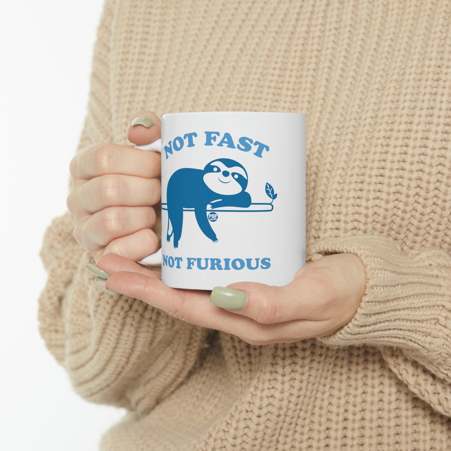 NOT FAST NOT FURIOUS SLOTH COFFEE MUG