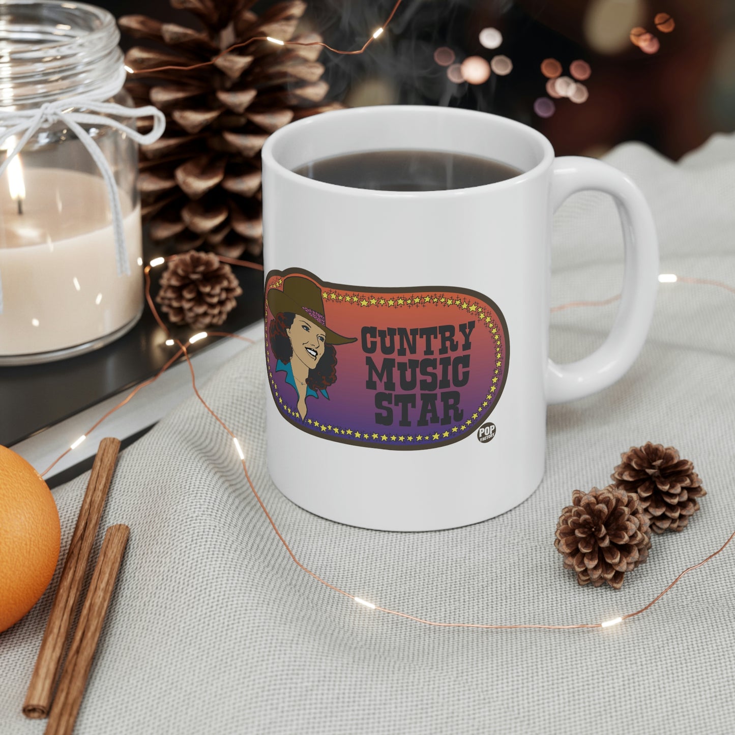 CUNTRY MUSIC STAR COFFEE MUG