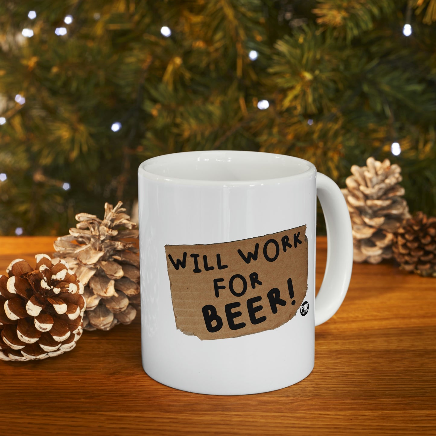 Will Work For Beer Mug