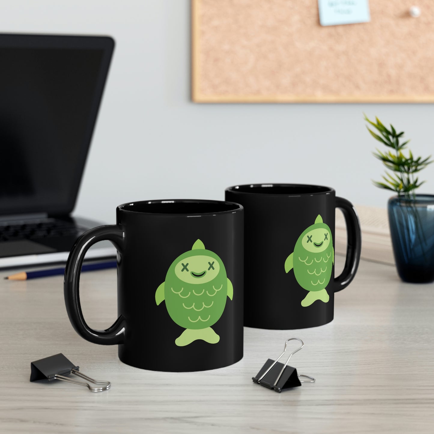 DEADIMALS GOLDFISH COFFEE MUG - Halloween Edition