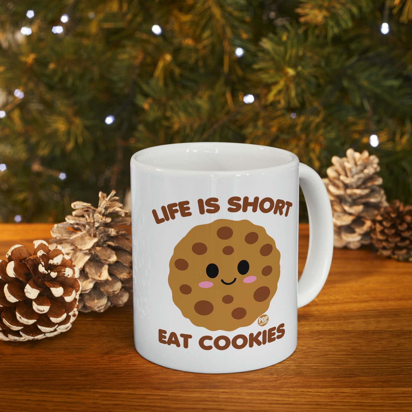 Life is Short, Eat Cookies Coffee Mug