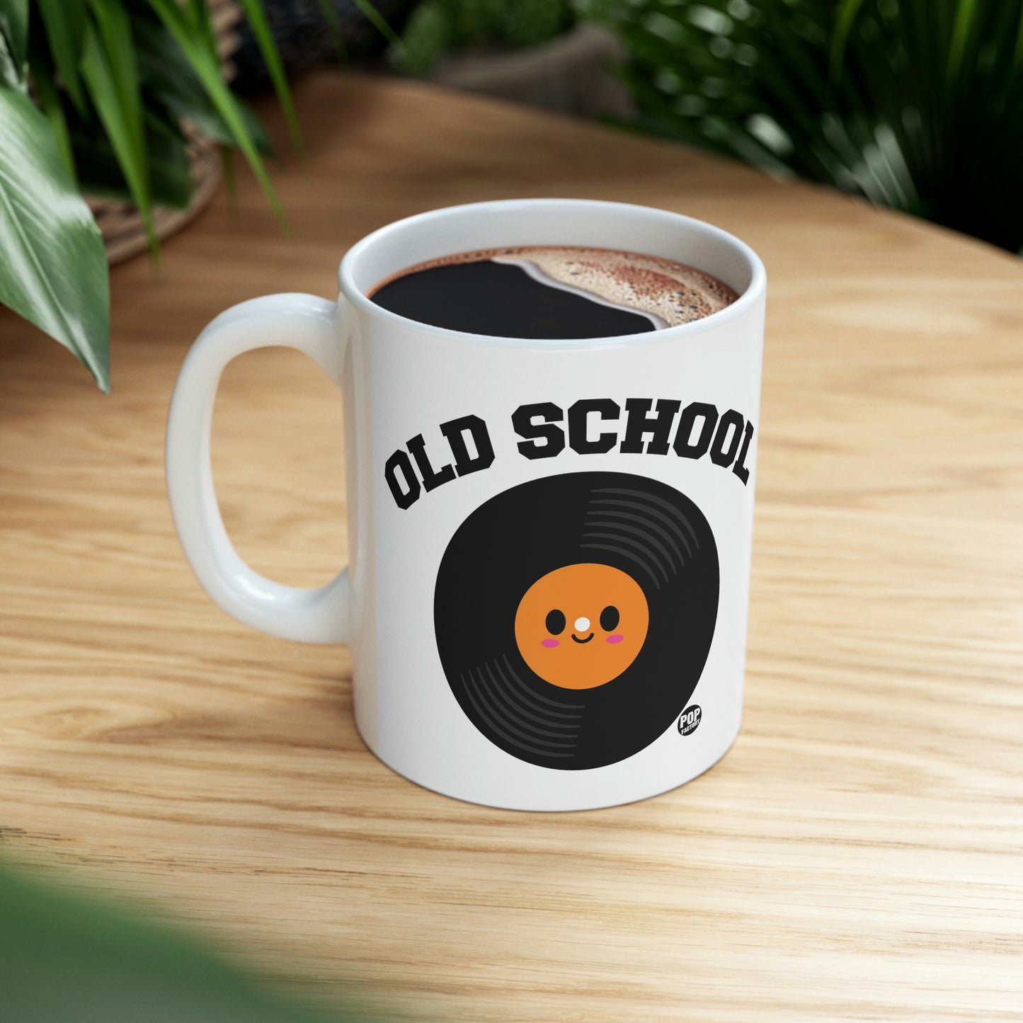 OLD SCHOOL RECORD COFFEE  MUG