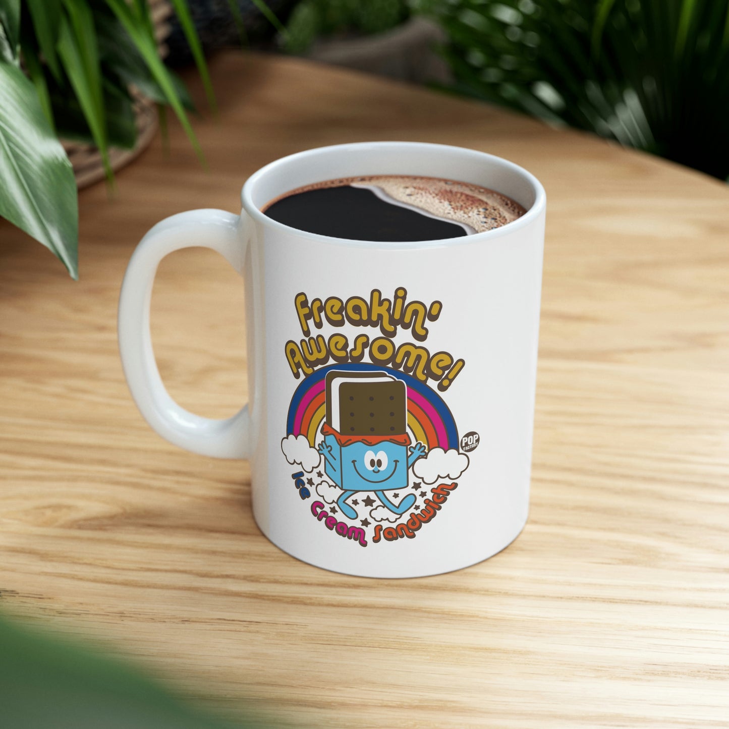 FUNSHINE-FREAKIN' AWESOME! ICE CREAM SANDWICH COFFEE MUG