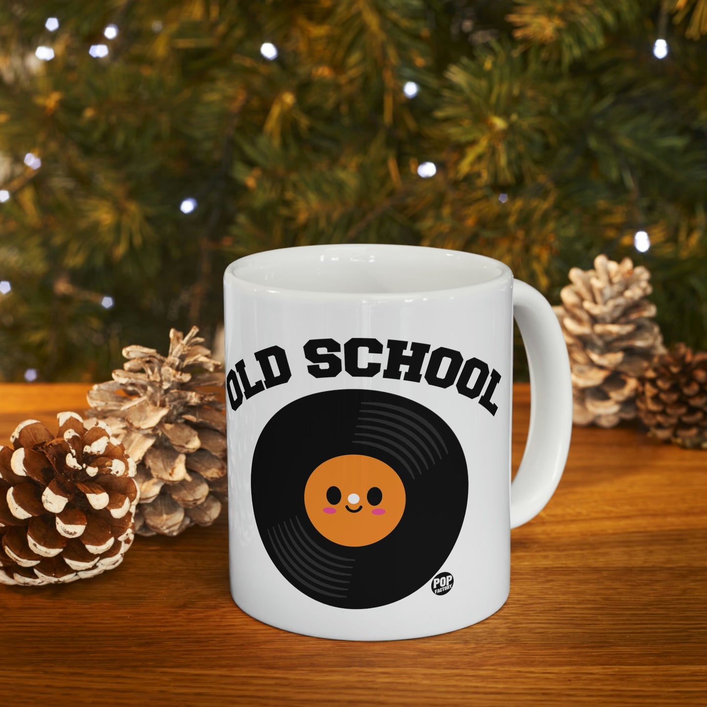 OLD SCHOOL RECORD COFFEE  MUG