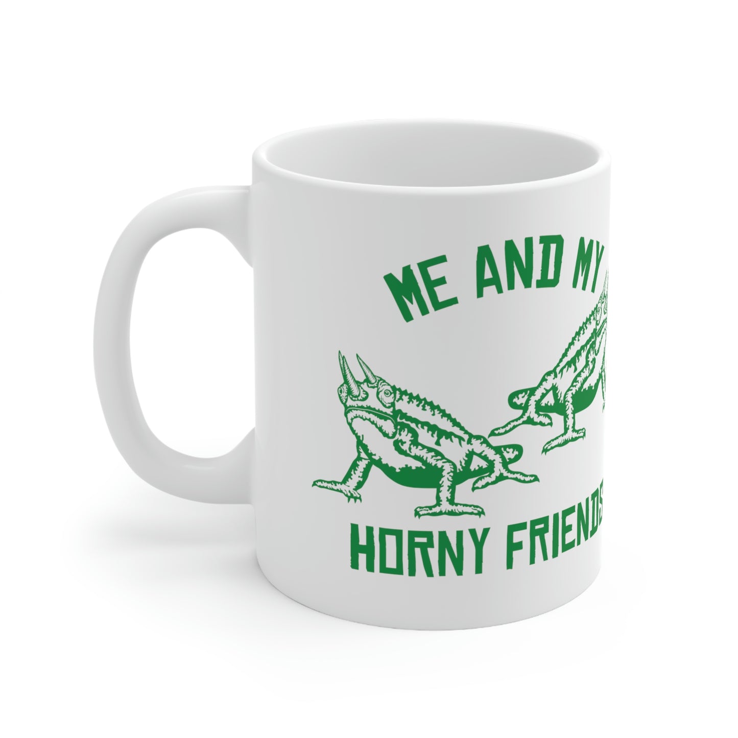 HORNY FRIENDS HORNED TOAD COFFEE MUG