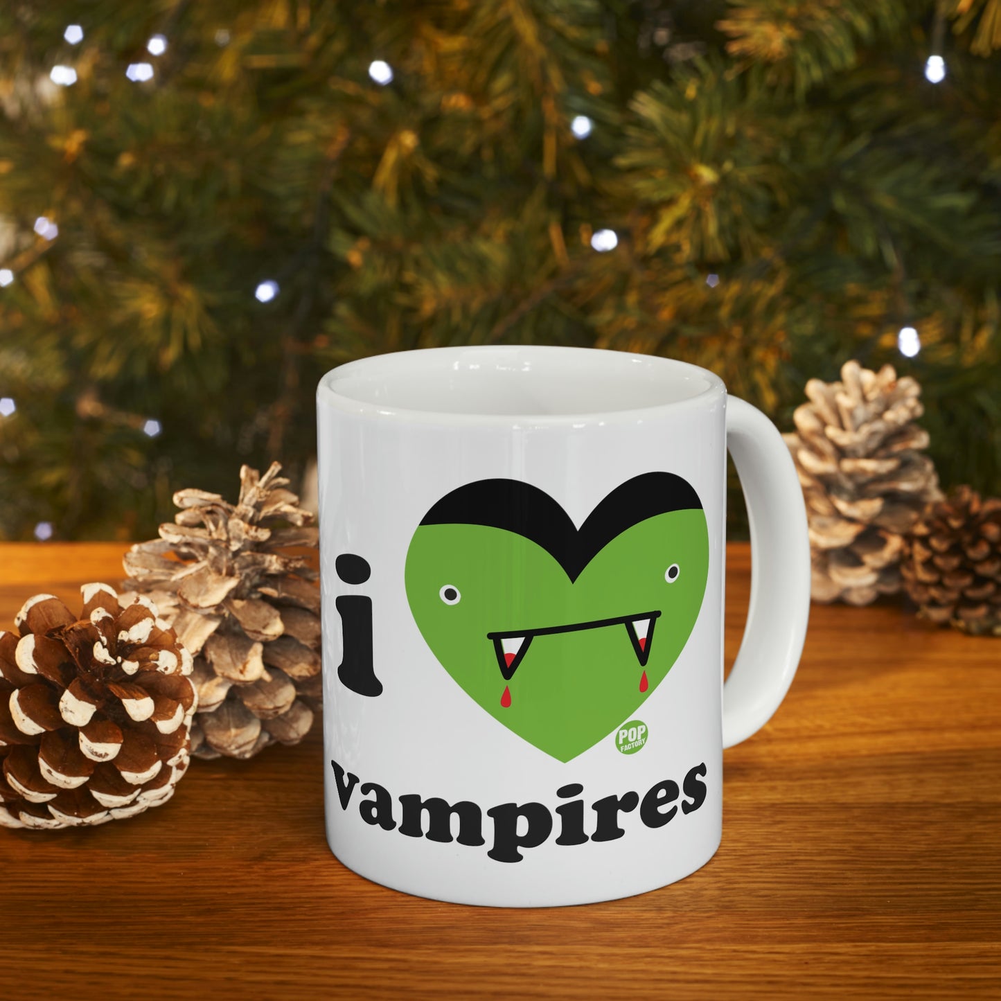 I LOVE VAMPIRES COFFEE MUG