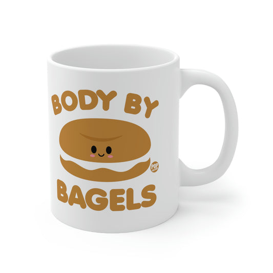 BODY BY BAGELS COFFEE MUG