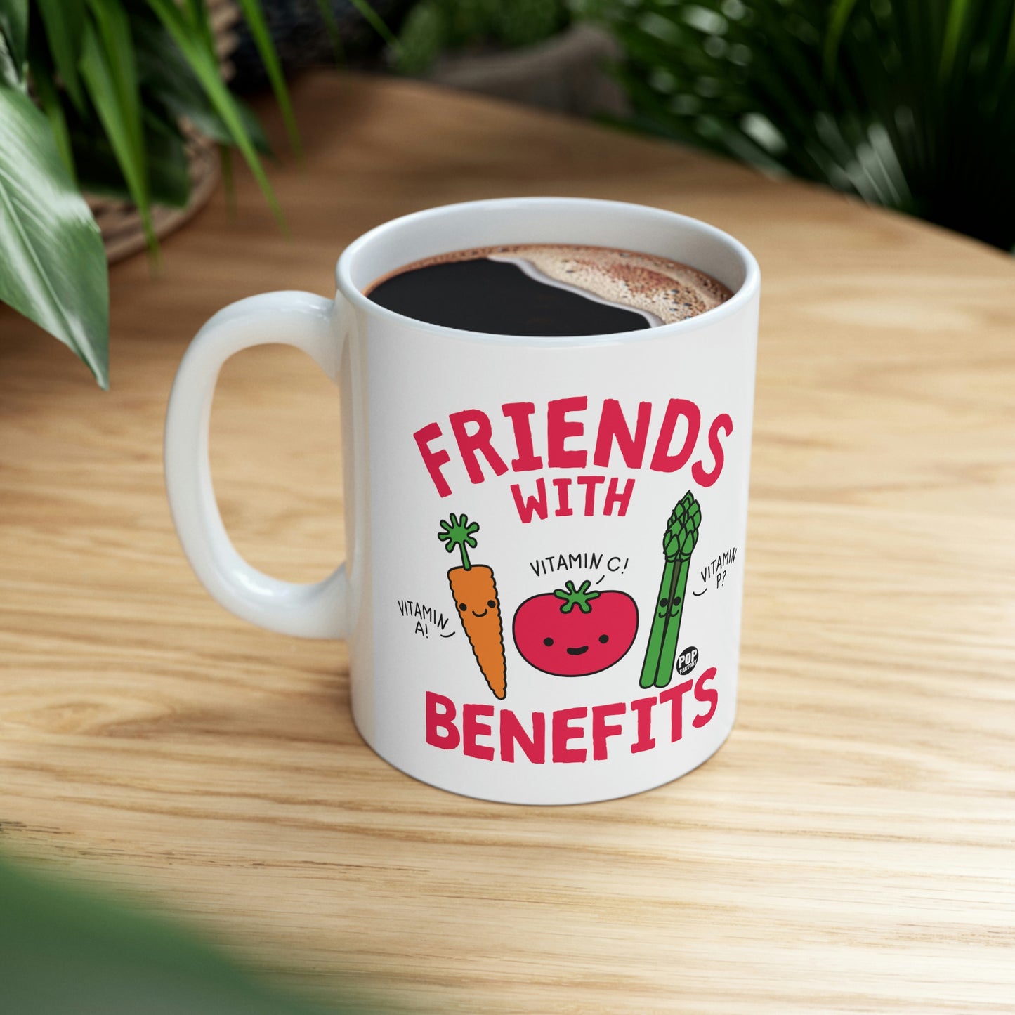 FRIENDS WITH BENEFITS VEGGIES COFFEE MUG