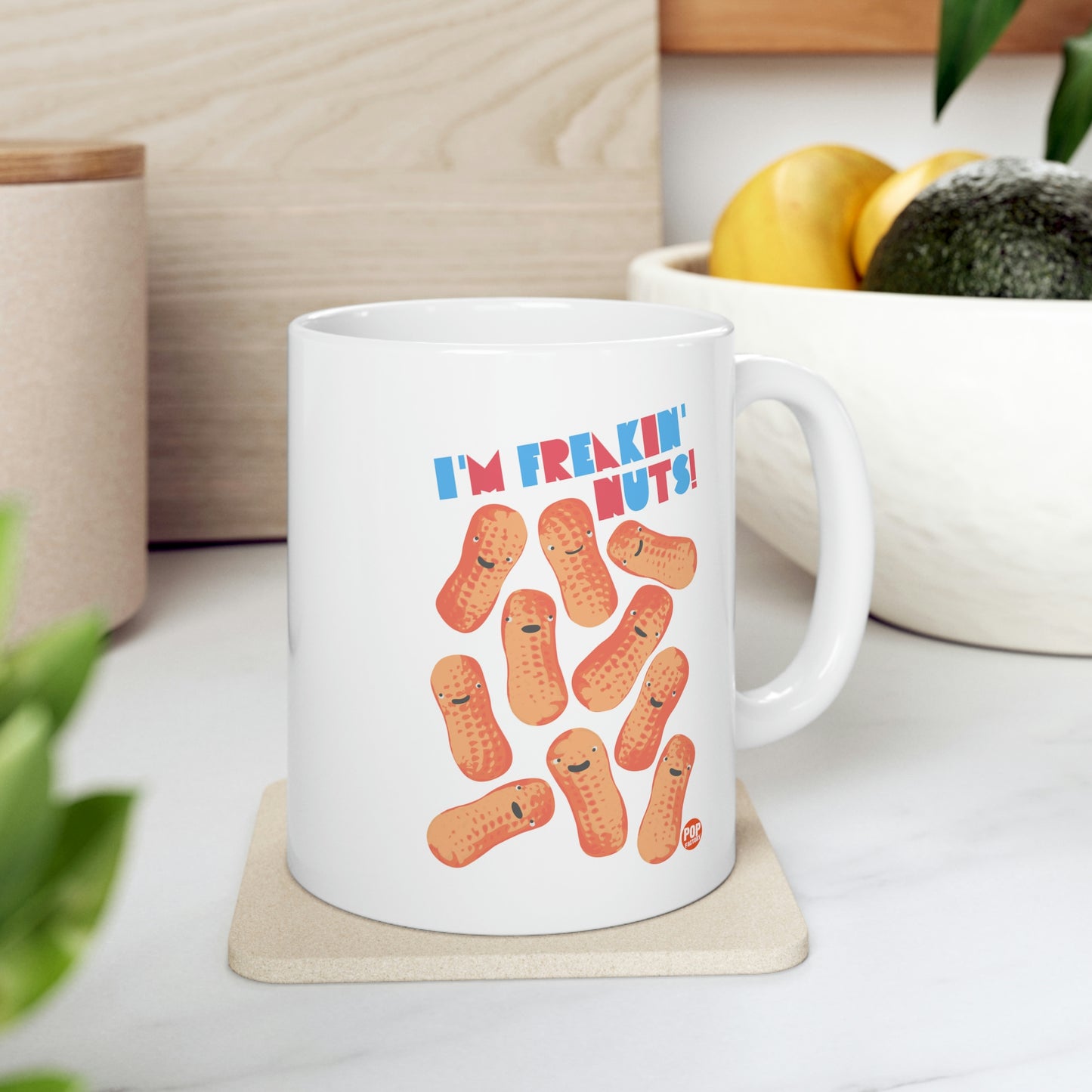 FREAKIN NUTS COFFEE MUG