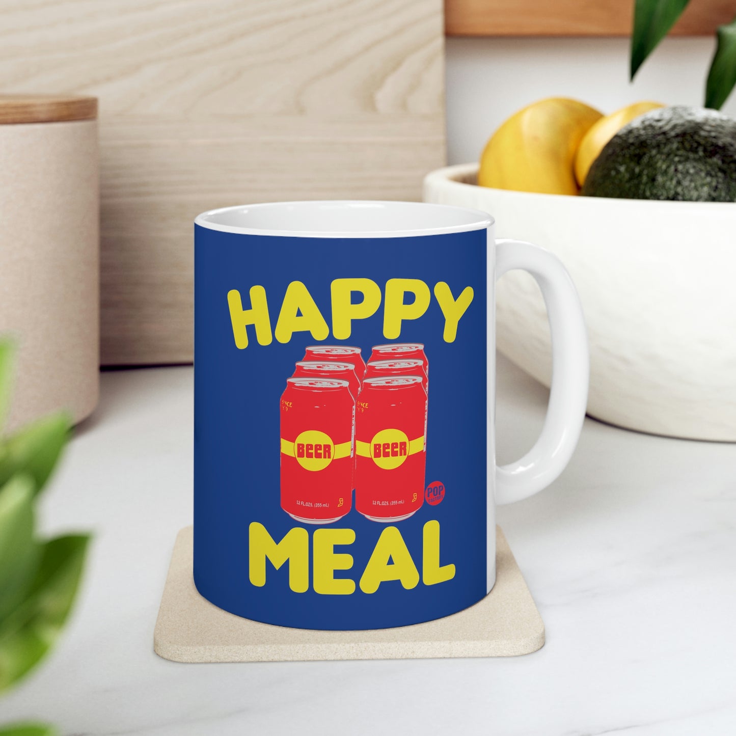 HAPPY MEAL BEER COFFEE MUG