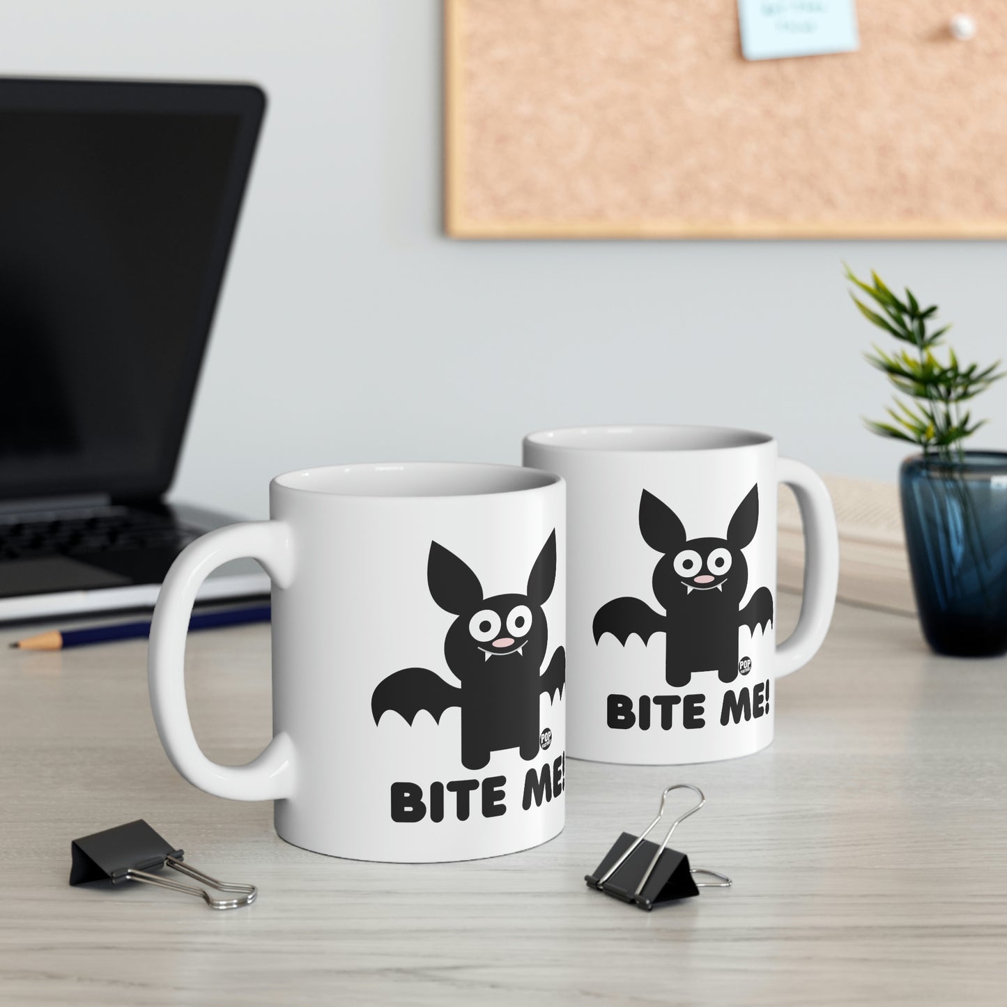 BITE ME BAT COFFEE MUG