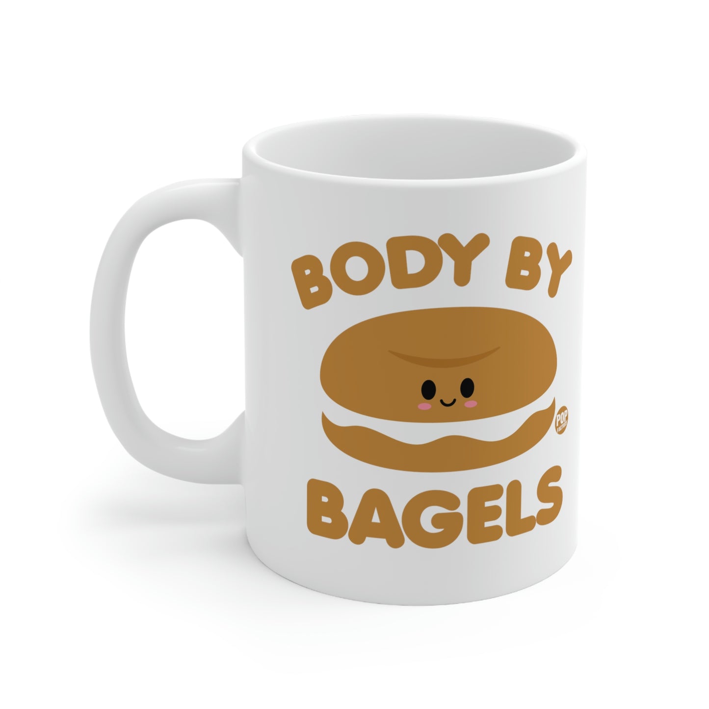 BODY BY BAGELS COFFEE MUG