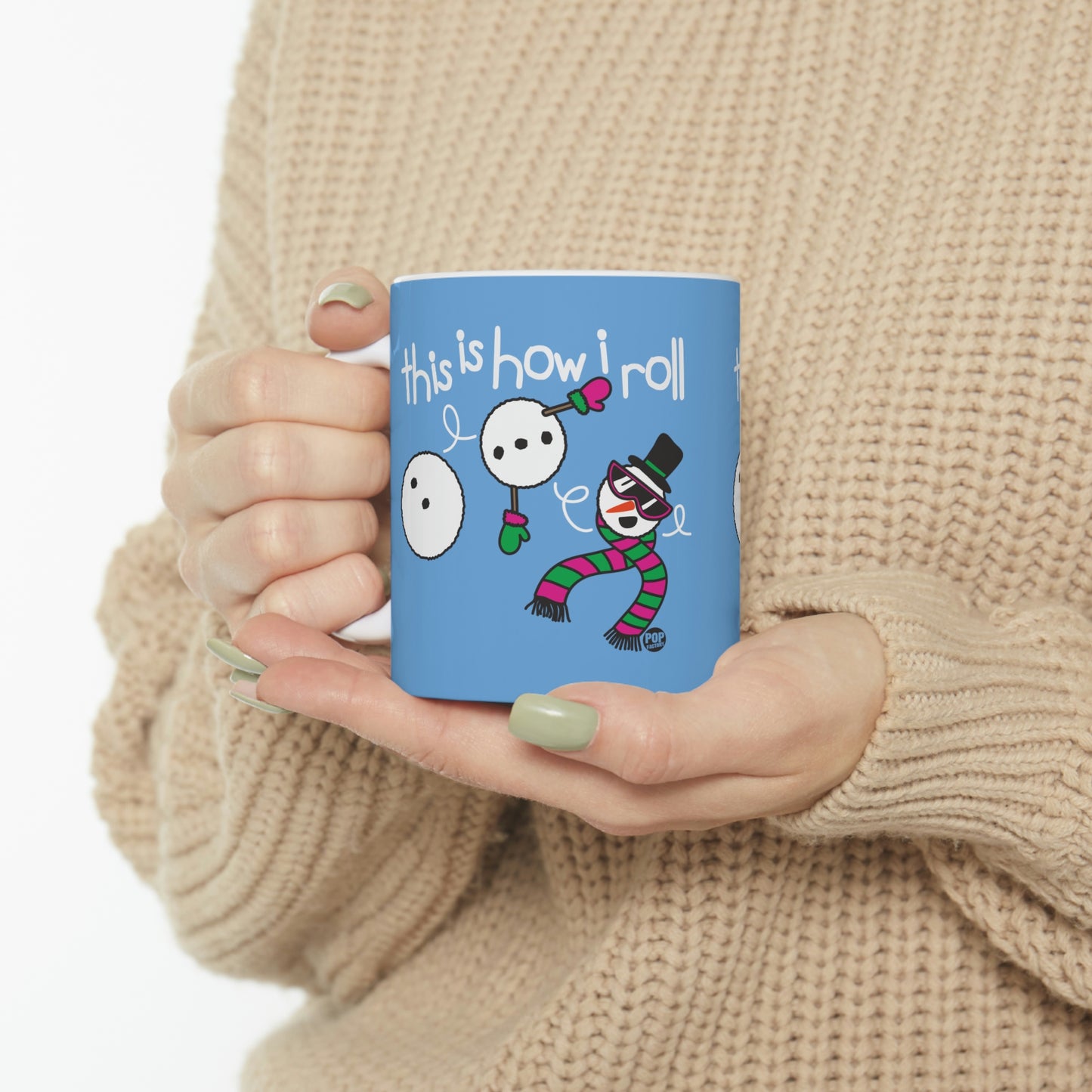 This is How I Roll Snowman Coffee Mug