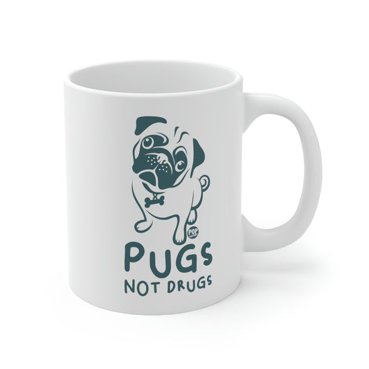 PUGS NOT DRUGS COFFEE MUG