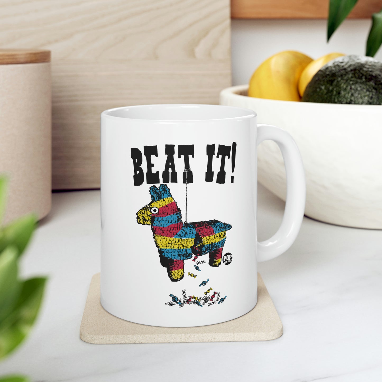 BEAT IT Piñata COFFEE MUG