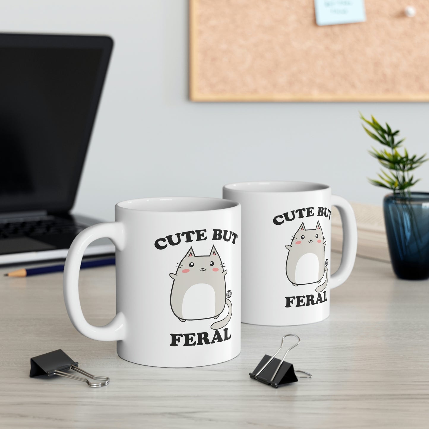 CUTE BUT FERAL COFFEE MUG