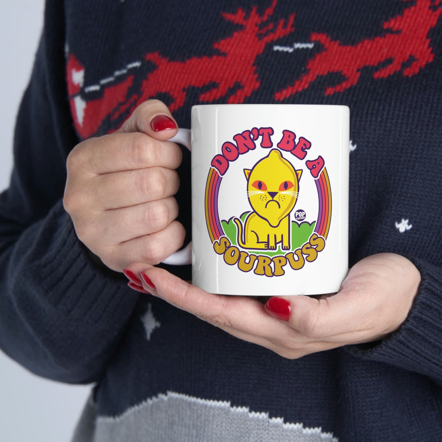 FUNSHINE-DON'T BE SOURPUSS COFFEE MUG