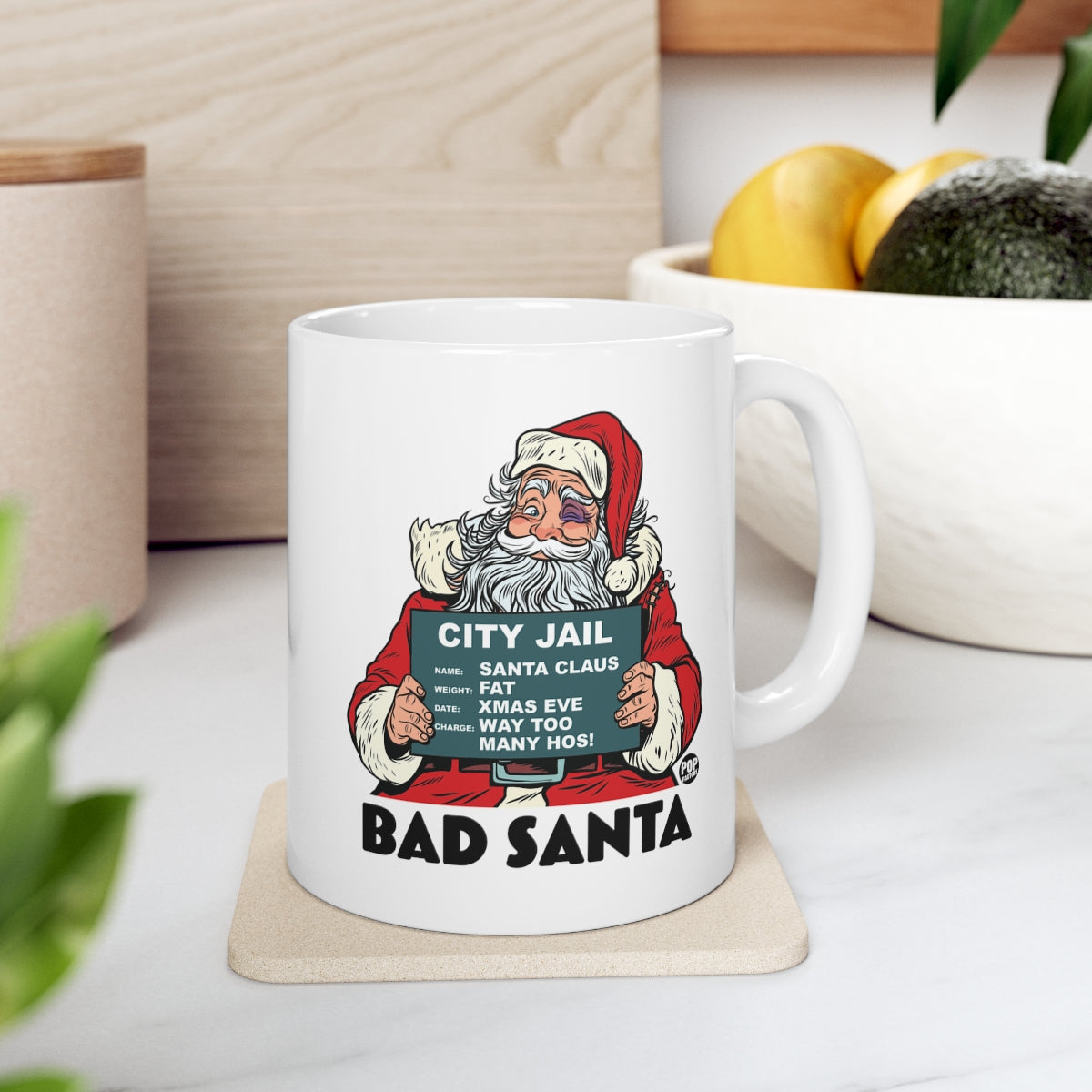 BAD SANTA COFFEE MUG