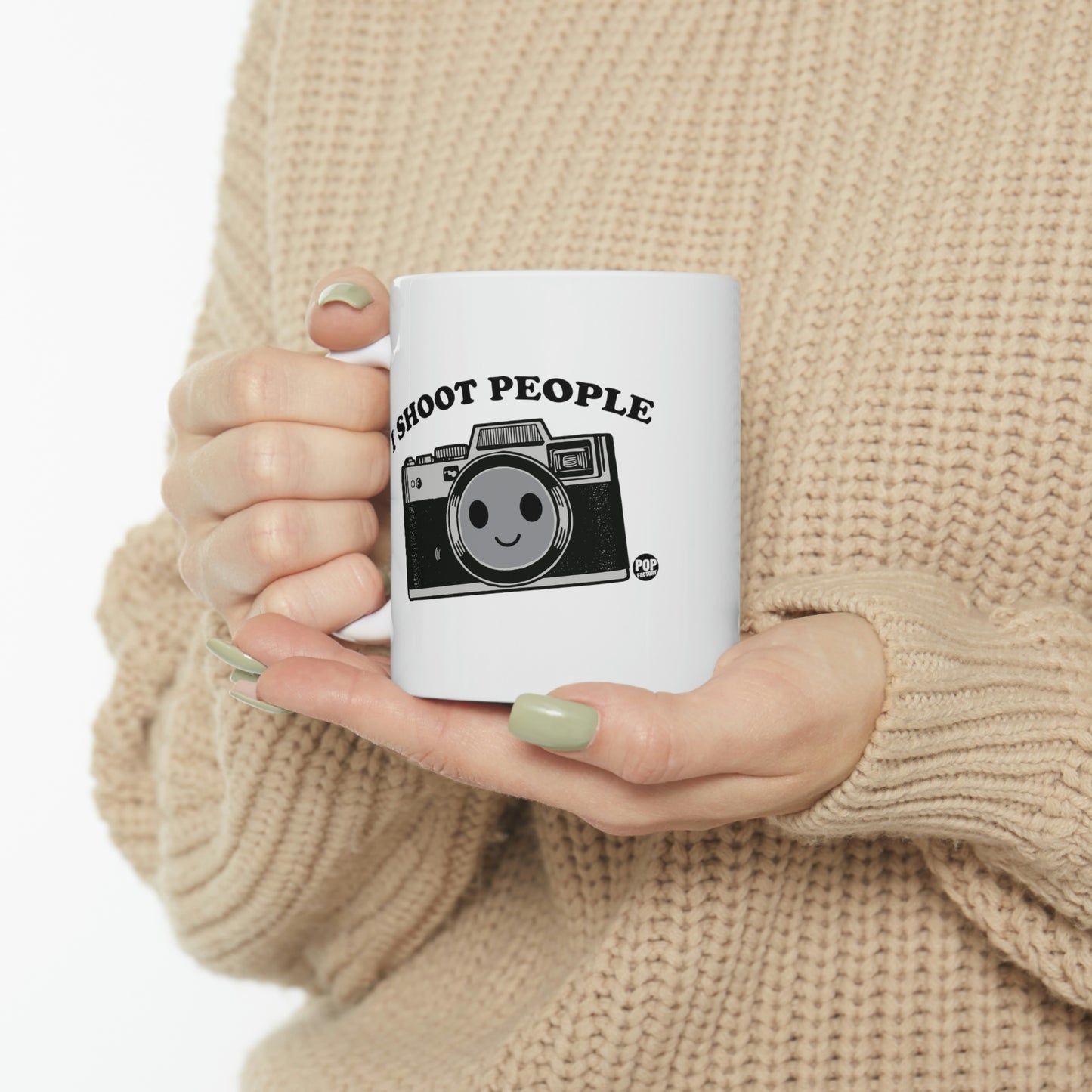 I SHOOT PEOPLE COFFEE MUG