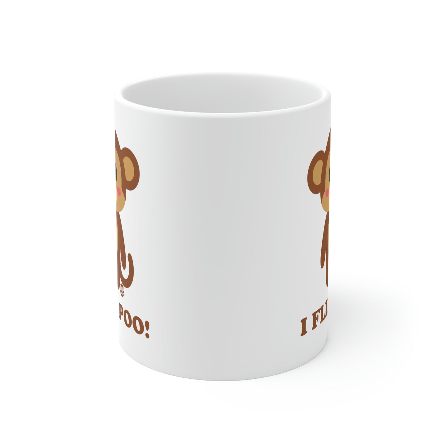 I FLING POO!  MONKEY COFFEE MUG