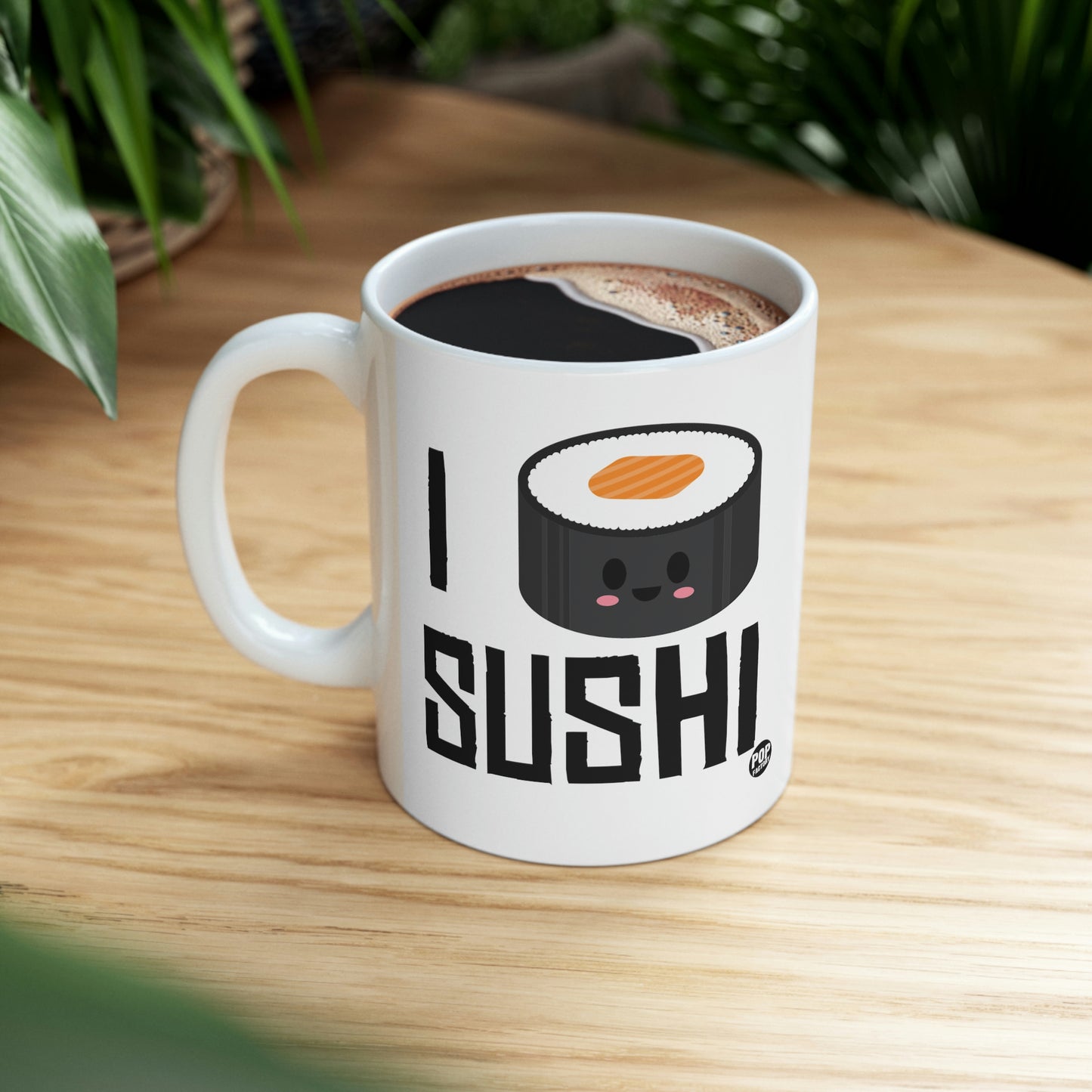 I LOVE SUSHI COFFEE MUG