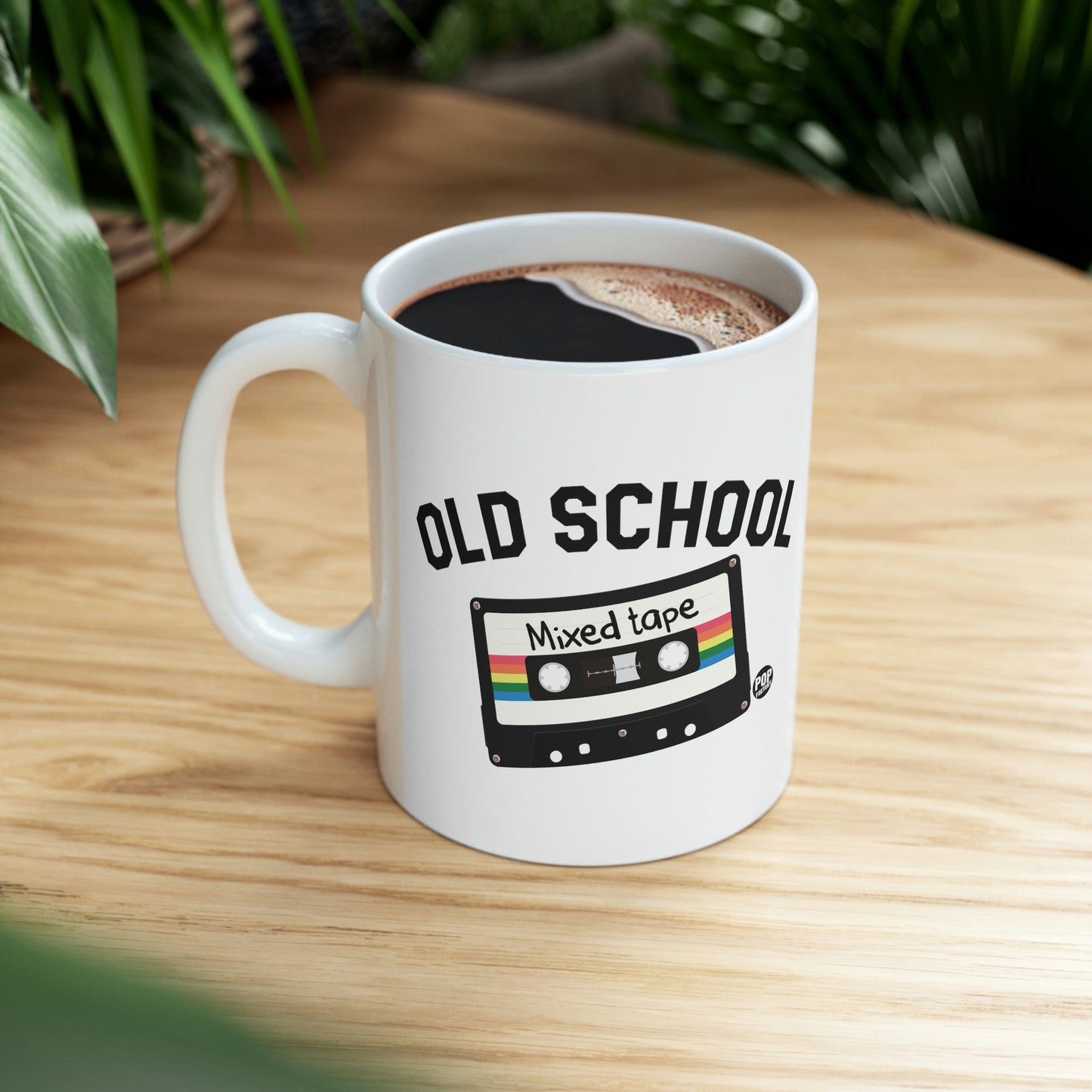 OLD SCHOOL MIXED TAPE COFFEE MUG