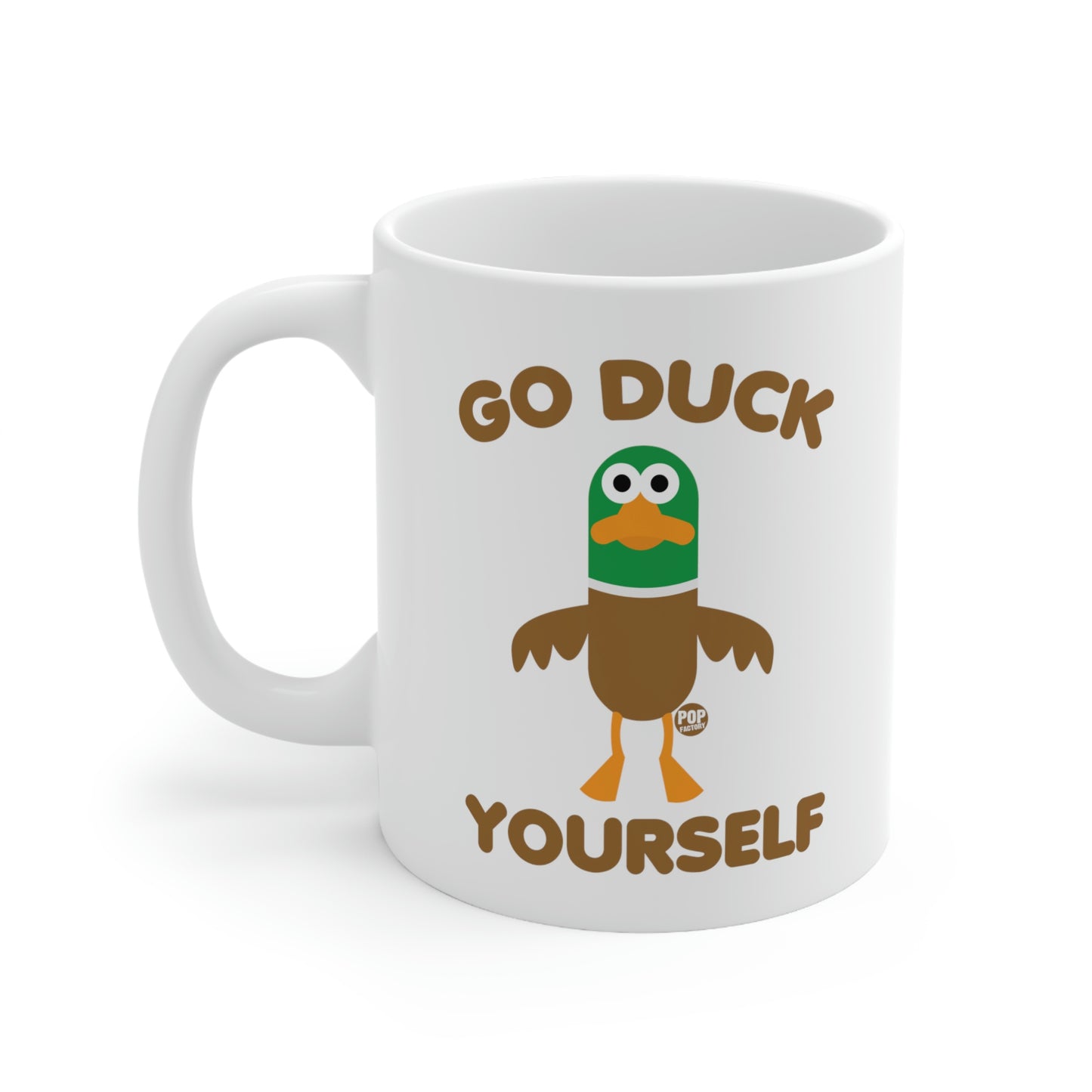 GO DUCK YOURSELF COFFEE MUG