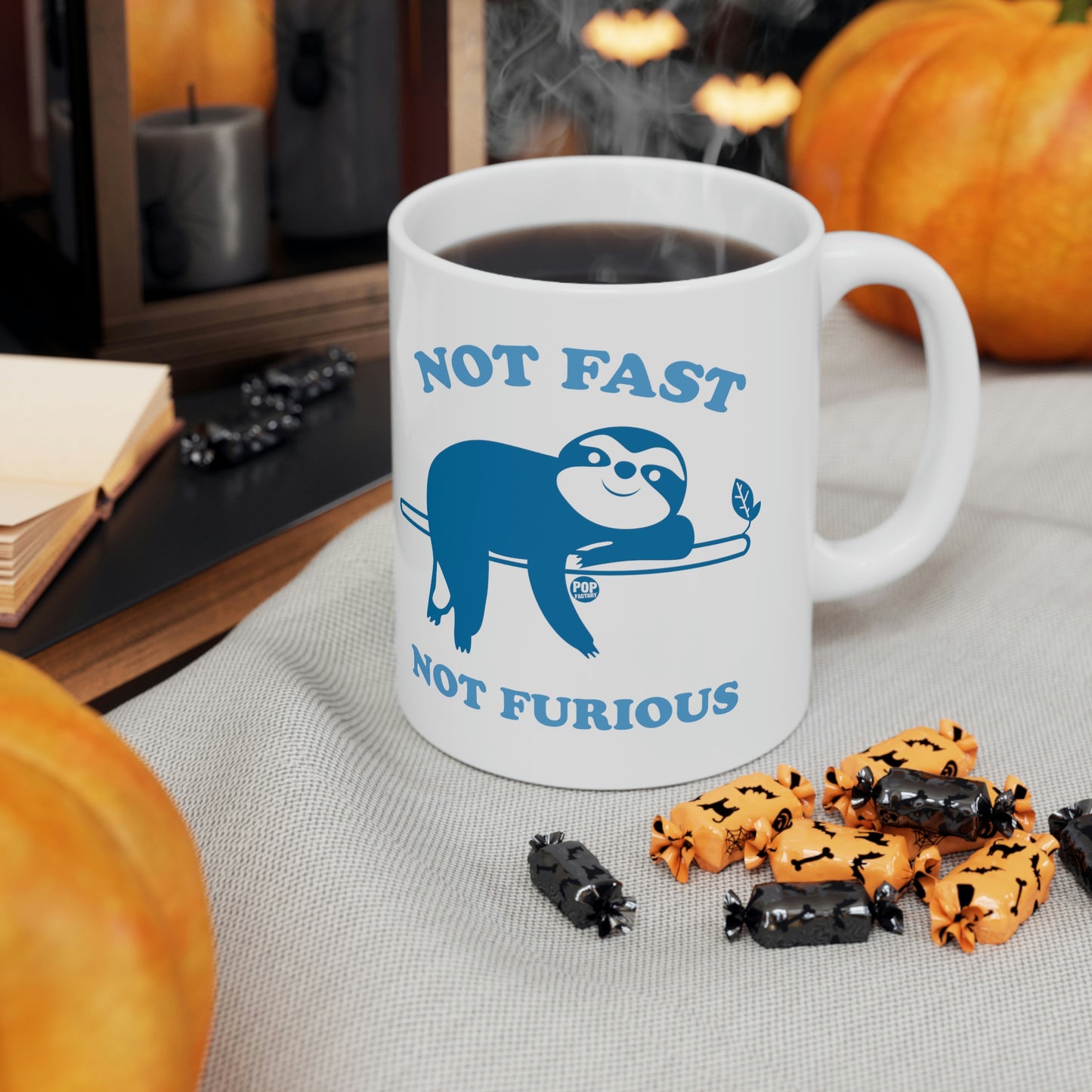 NOT FAST NOT FURIOUS SLOTH COFFEE MUG