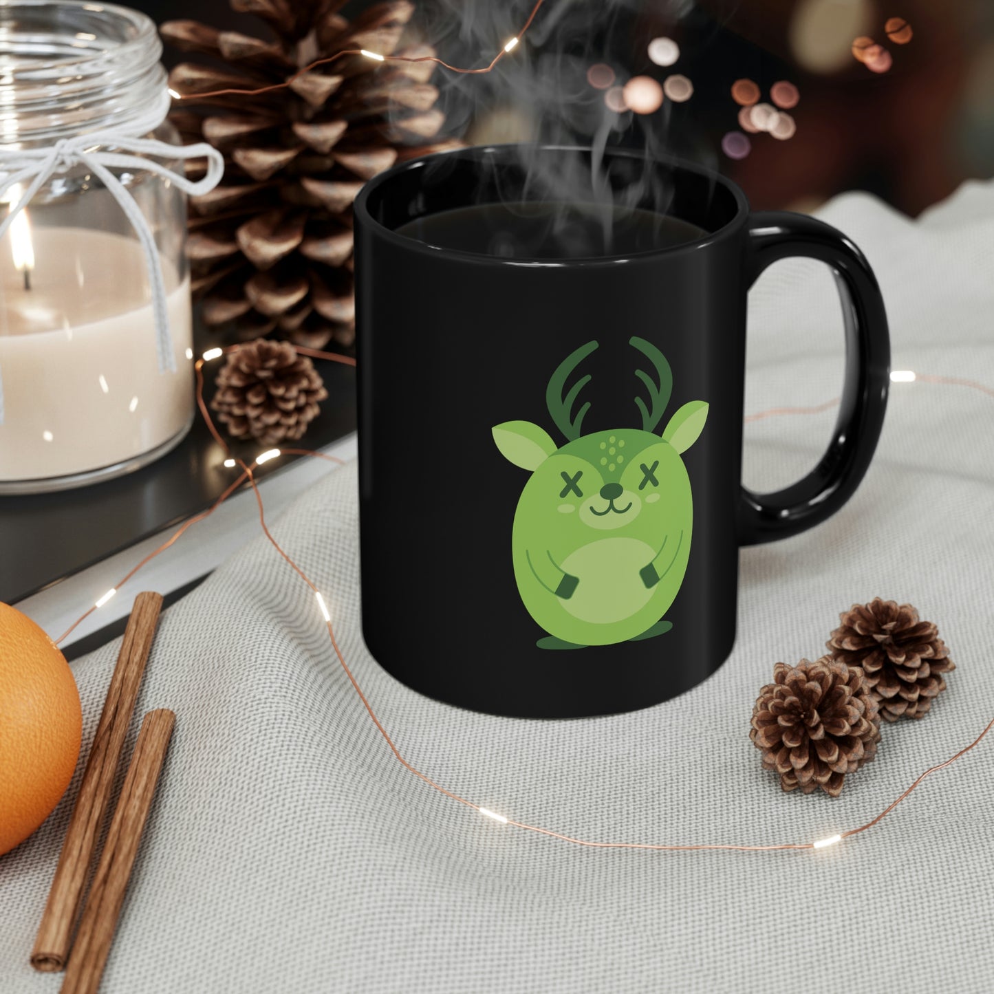 DEADIMALS DEER COFFEE MUG - Halloween Edition
