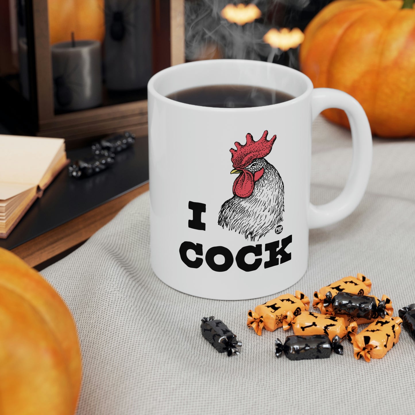 I LOVE COCK! ROOSTER COFFEE MUG