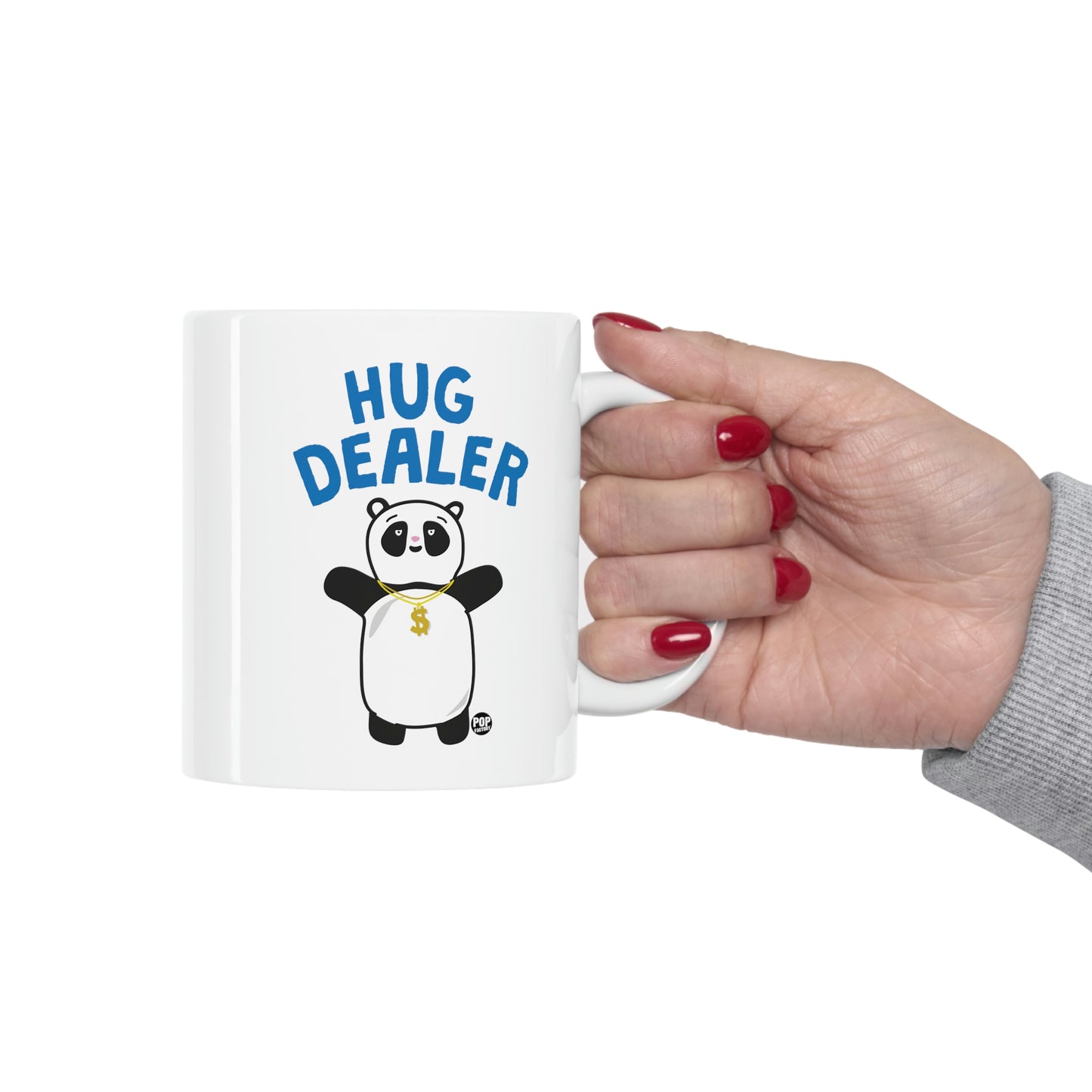 HUG DEALER PANDA COFFEE MUG