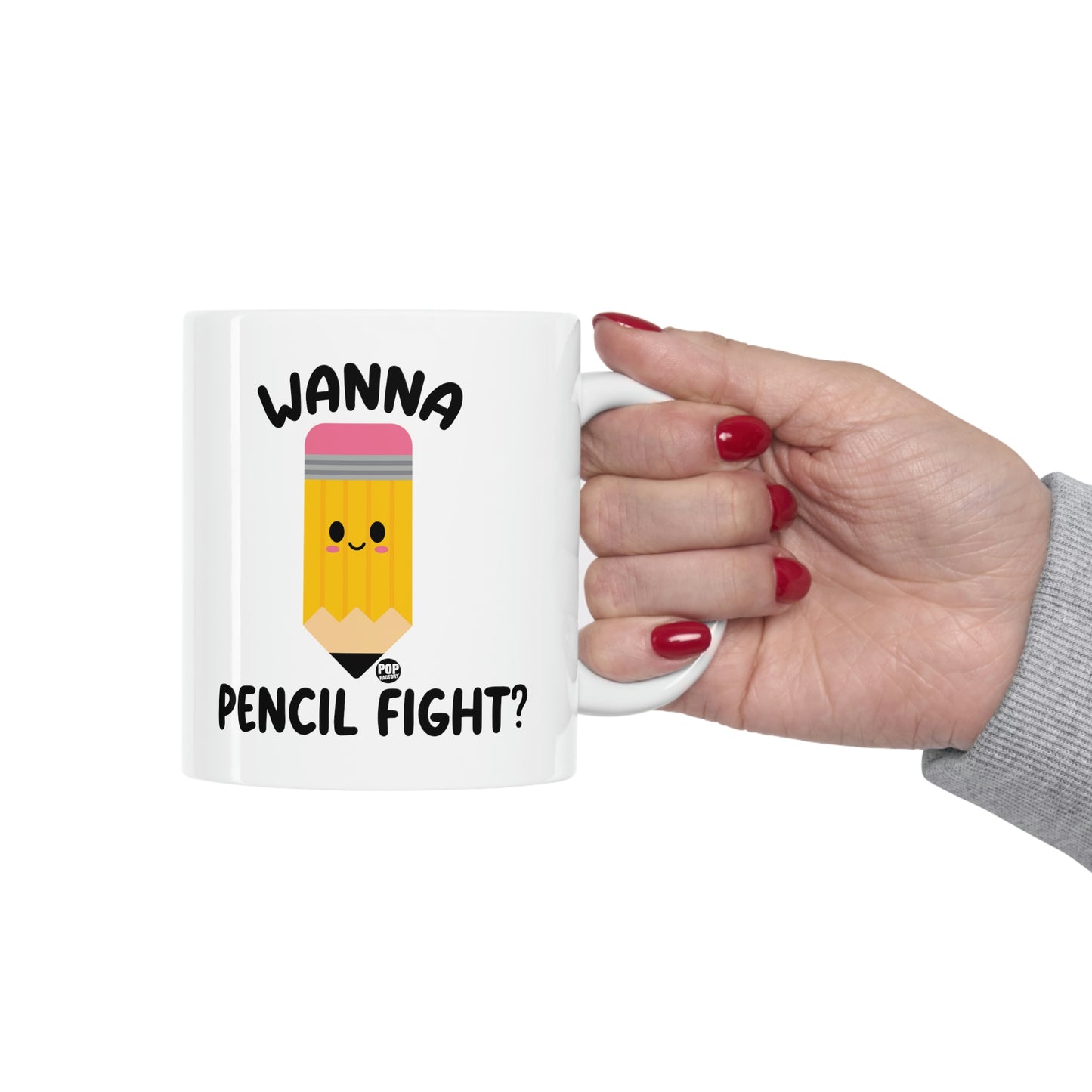 Wanna Pencil Fight Mug