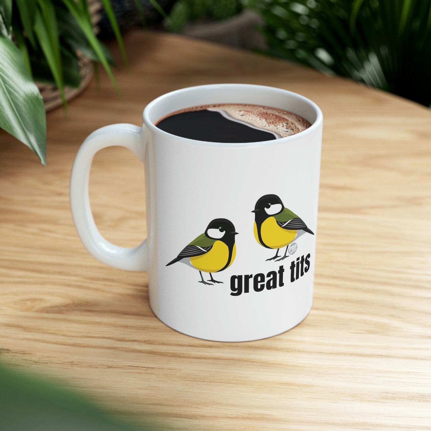 GREAT TITS COFFEE MUG