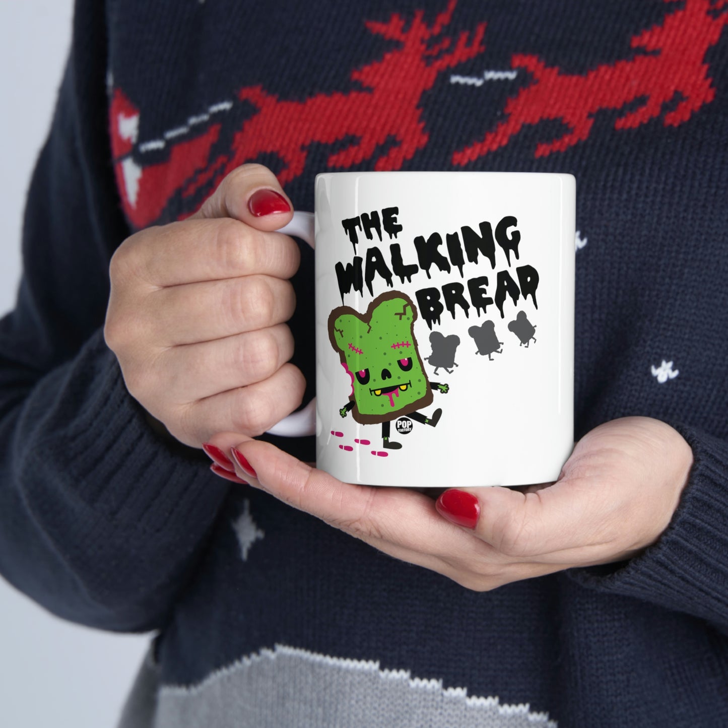 The Walking Bread Mug