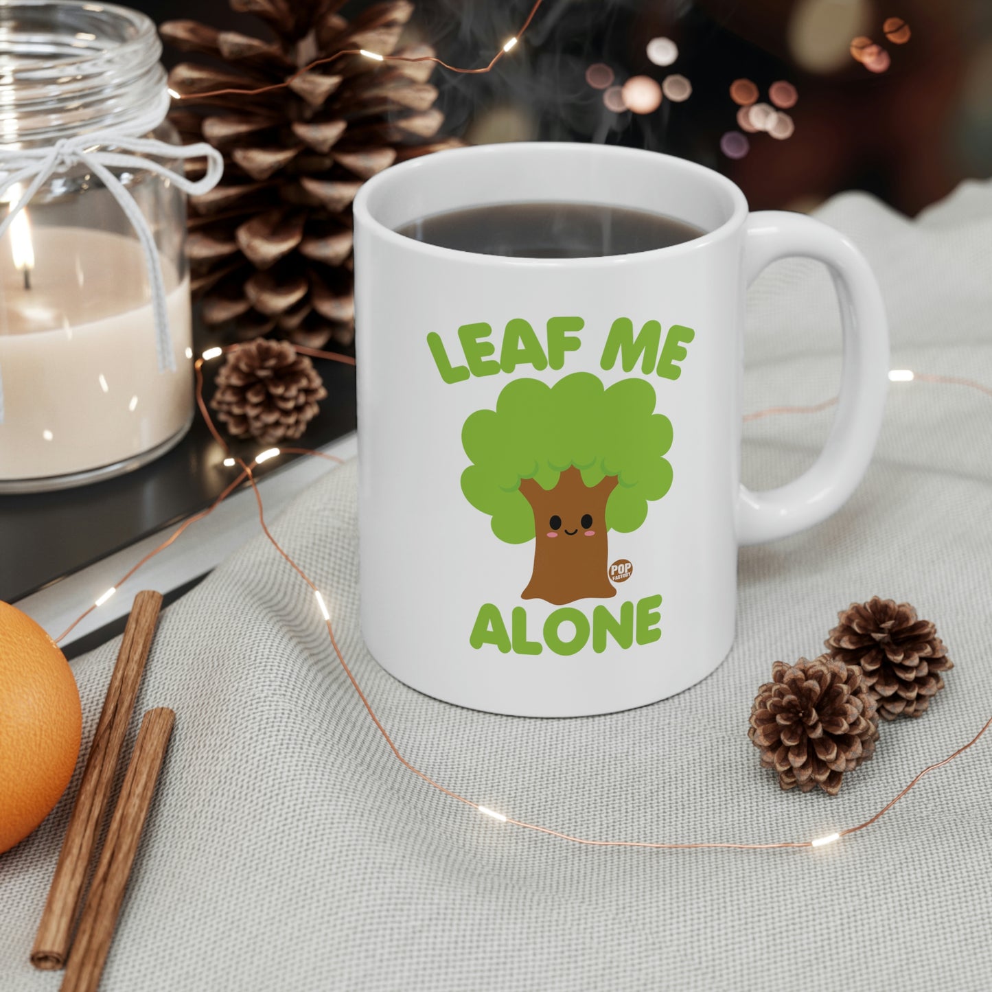 Leaf Me Alone Tree Coffee Mug