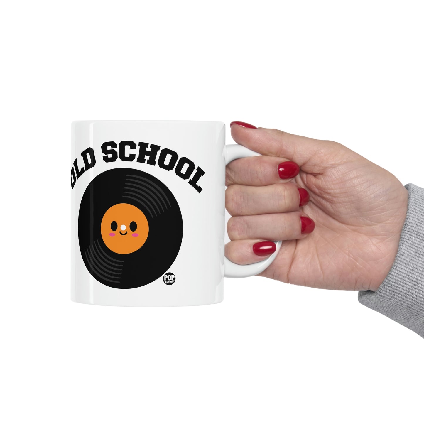 OLD SCHOOL RECORD COFFEE  MUG