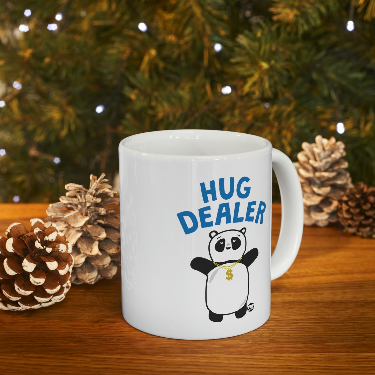 HUG DEALER PANDA COFFEE MUG