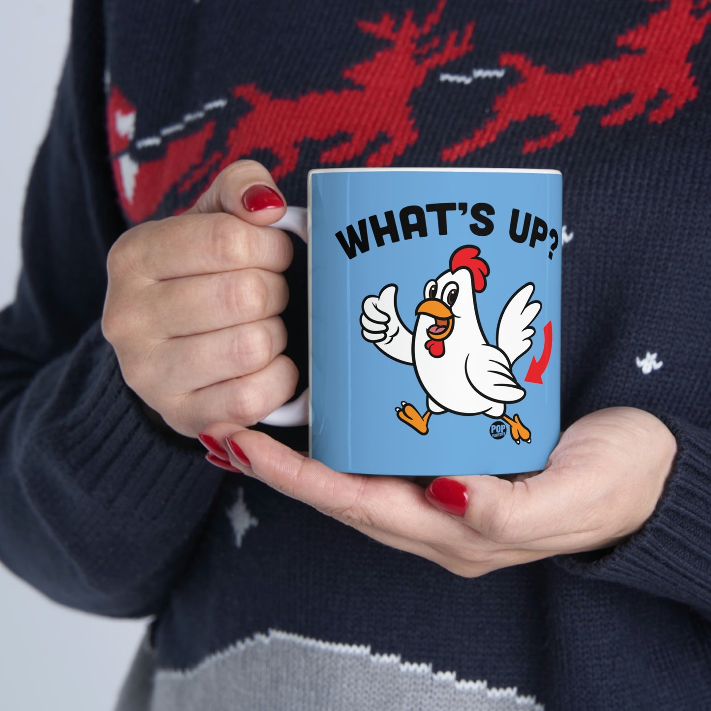 What's Up Chicken Butt Mug